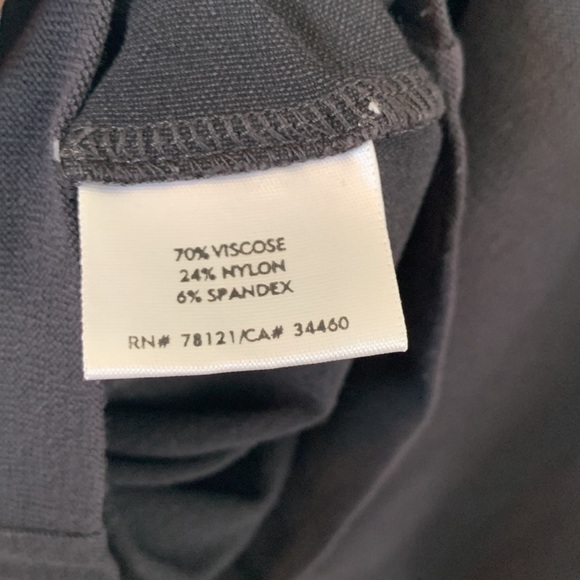 Eileen Fisher Charcoal Gray Elastic Pull On High Rise Pants size XL - Picture 5 of 5